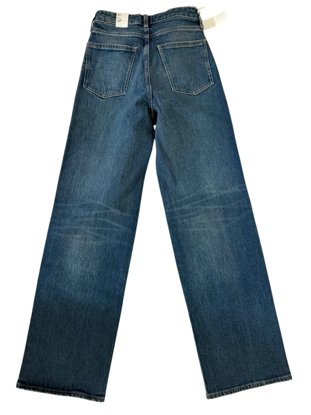 Denim Forum Women’s High-Rise Wide-Leg Jeans in Dark Blue